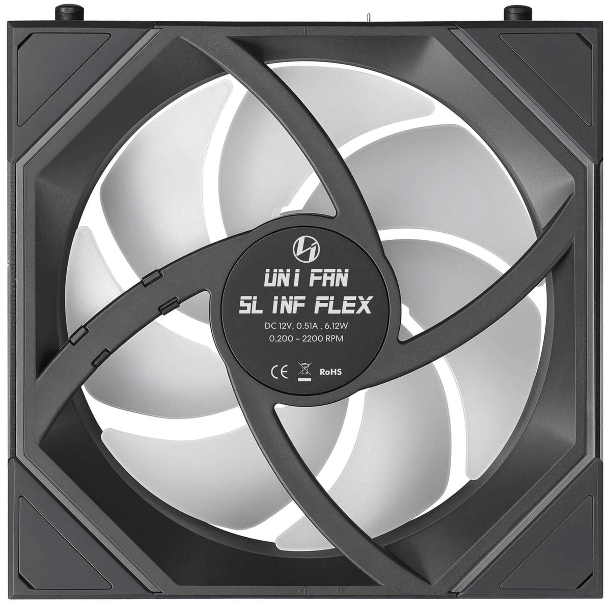 Lian Li UNI FAN SLINF FLEX 120mm Fan - Black