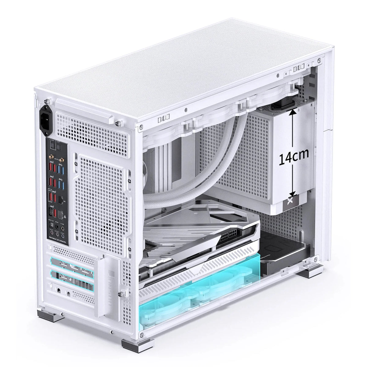Jonsbo D31 Mesh White Micro-ATX Case