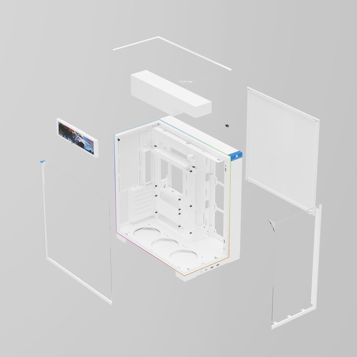 Thermalright TR-A70 VISION ARGB White Dual Chamber ATX Case