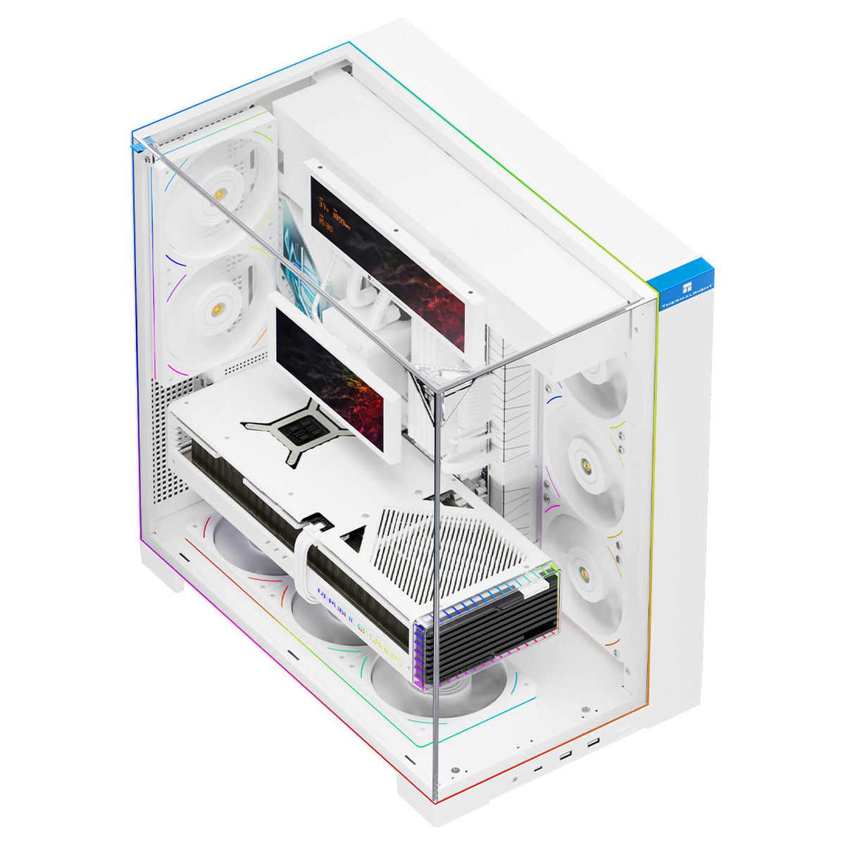 Thermalright TR-A70 VISION ARGB White Dual Chamber ATX Case