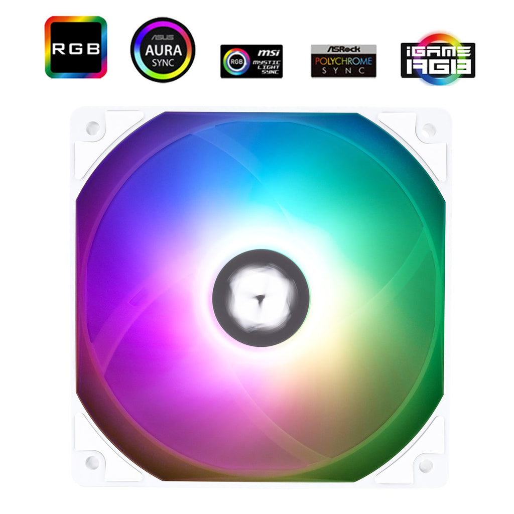 Thermalright TL-C12CW-X28-S White A-RGB 120mm PWM Fan
