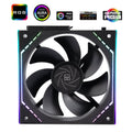 Thermalright TL-M12QR Black A-RGB Reverse 120mm PWM Fan