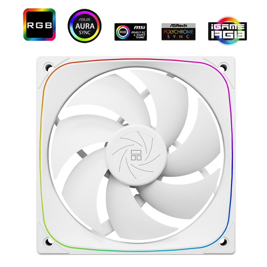 Thermalright TL-Q12W White A-RGB 120mm PWM Fan