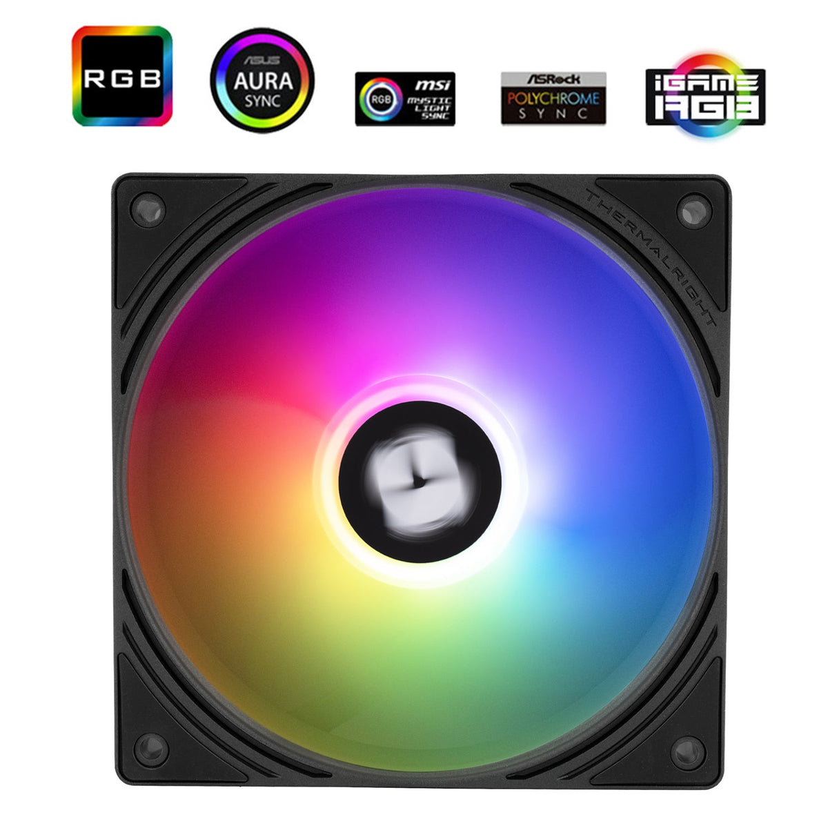 Thermalright TL-N12-R5-S Black A-RGB 120mm PWM Fan