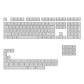 Akko Full Transparent Purple Character ASA Profile Keycaps