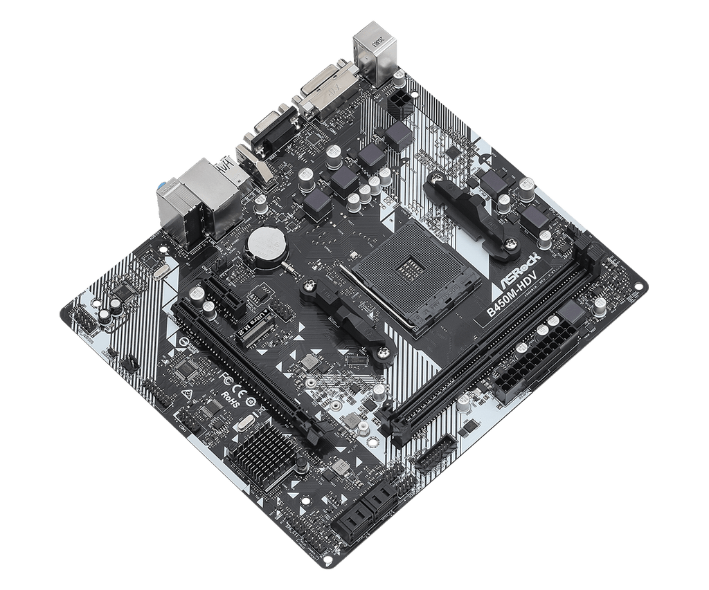 ASRock B450M-HDV Micro-ATX AM4 Motherboard