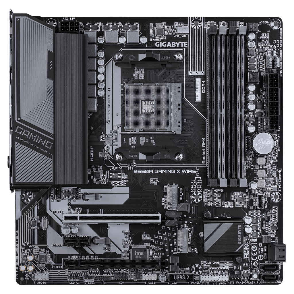 Gigabyte B550M Gaming X WIFI6 Micro ATX AM4 Motherboard