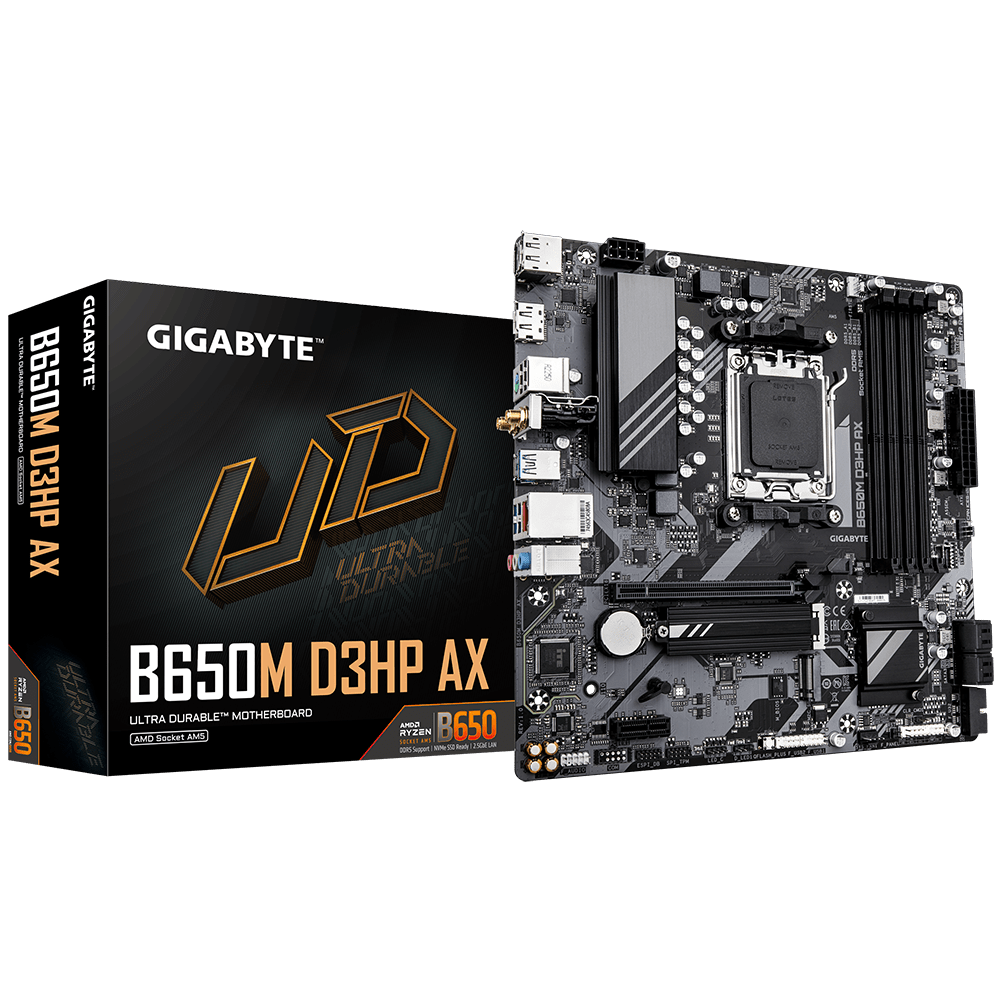 Gigabyte B650M D3HP AX mATX AM5 Motherboard