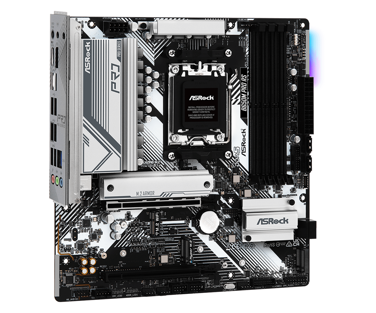 Asrock B650M PRO RS mATX AM5 Motherboard