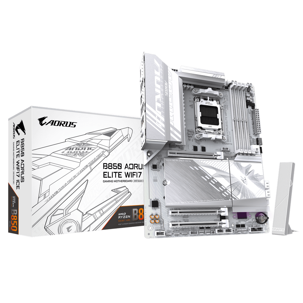 Gigabyte B850 Aorus Elite WIFI7 ICE ATX AM5 Motherboard