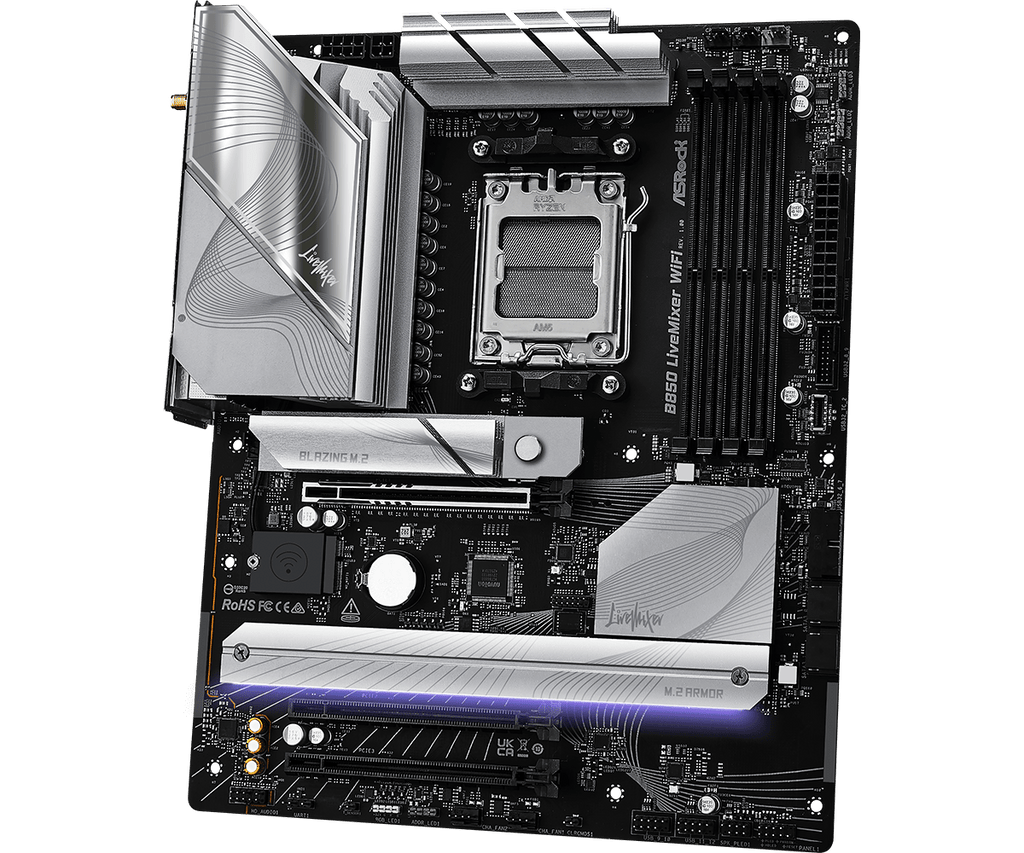 ASRock B850 Livemixer WiFi ATX AM5 Motherboard