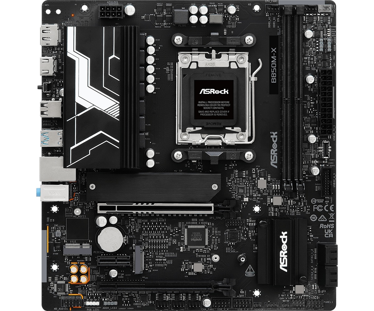 ASRock B850M-X R2.0 Micro-ATX AM5 Motherboard