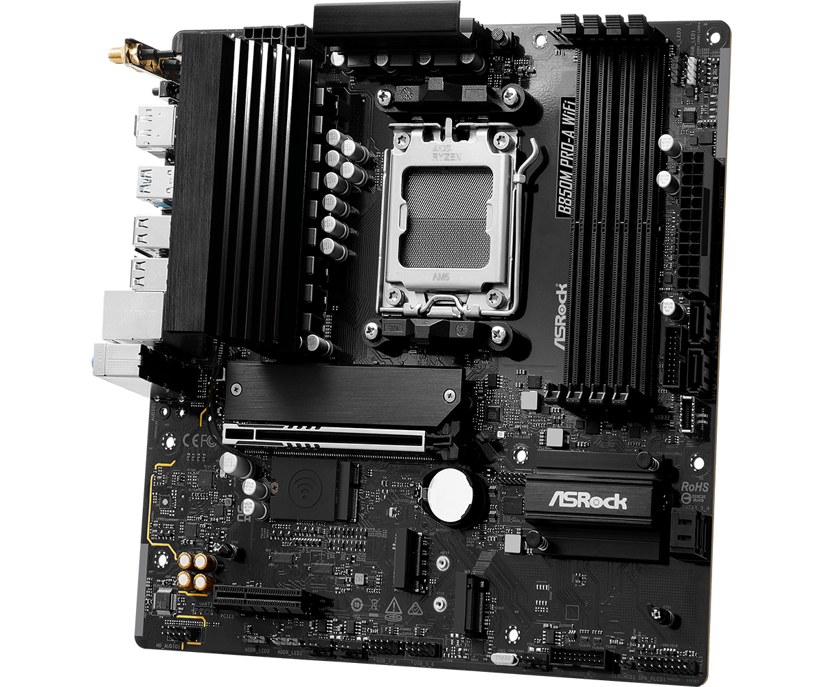 ASRock B850M Pro-A WiFi Micro-ATX AM5 Motherboard