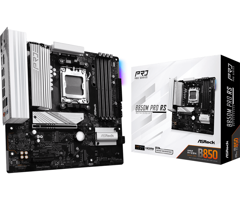 ASRock B850M Pro RS Micro-ATX AM5 Motherboard