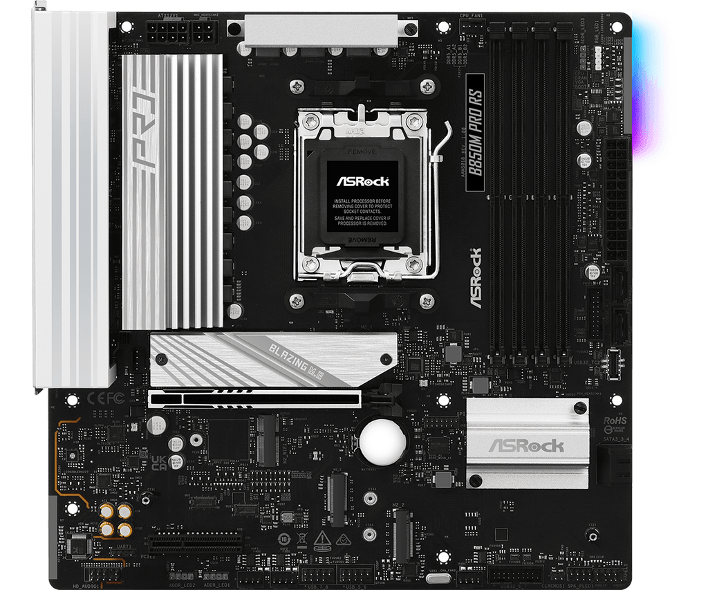 ASRock B850M Pro RS Micro-ATX AM5 Motherboard