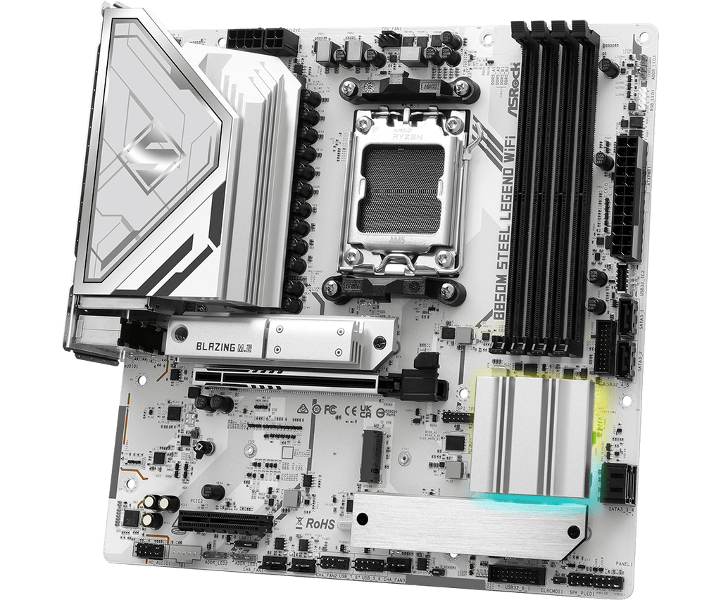 ASRock B850M Steel Legend WiFi Micro-ATX AM5 Motherboard