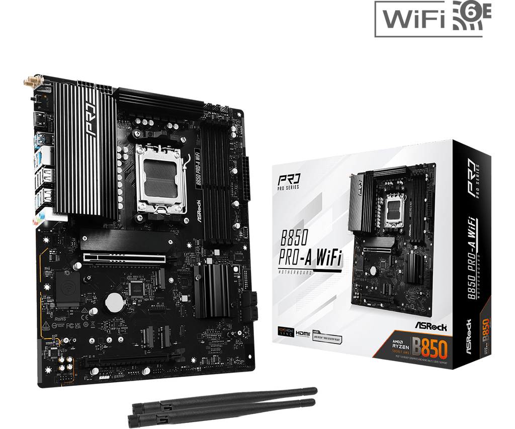 ASRock B850 Pro-A WiFi ATX AM5 Motherboard