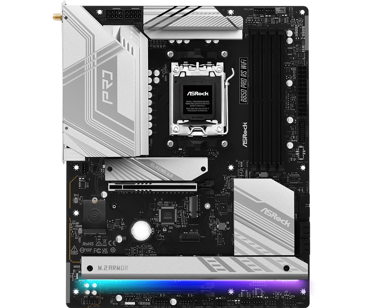 ASRock B850 Pro RS WiFi ATX AM5 Motherboard