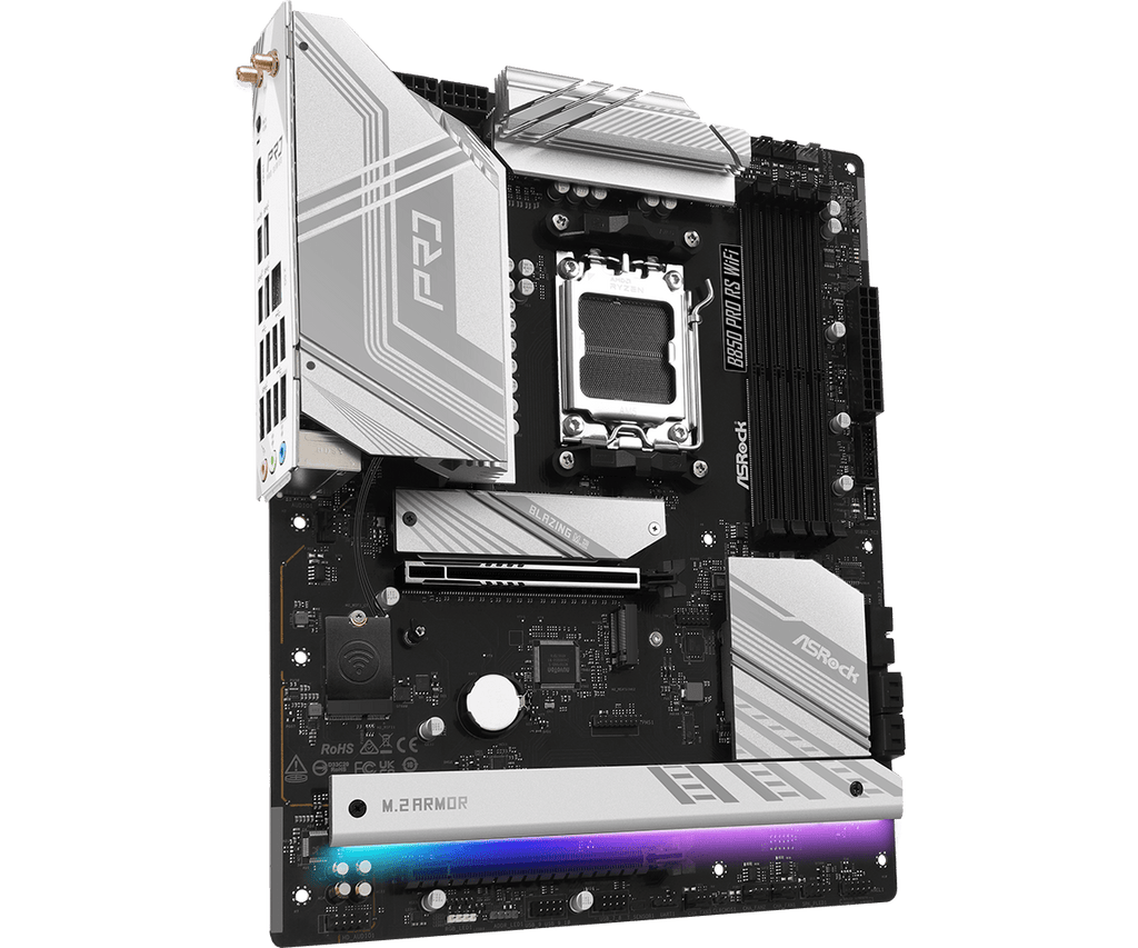 ASRock B850 Pro RS WiFi ATX AM5 Motherboard