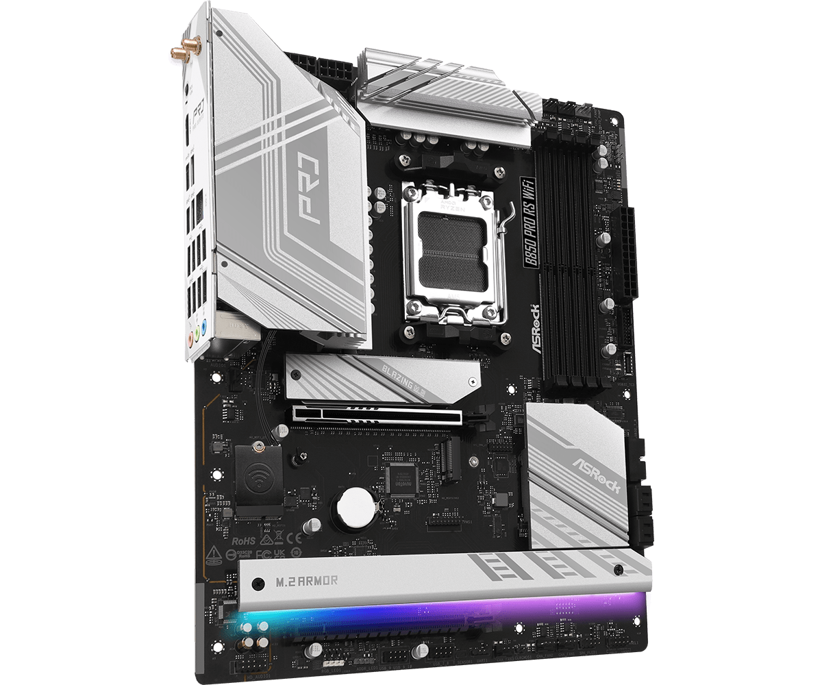 ASRock B850 Pro RS WiFi ATX AM5 Motherboard