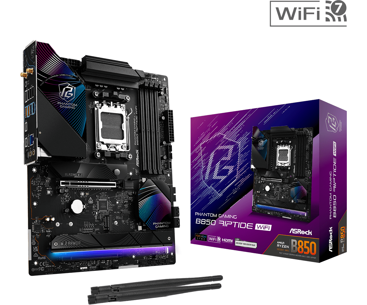ASRock B850 Riptide WiFi ATX AM5 Motherboard