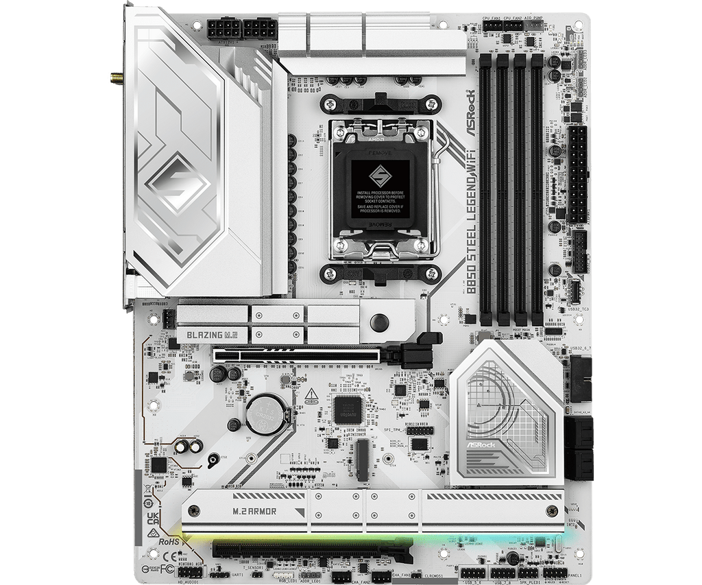 ASRock B850 Steel Legend WiFi ATX AM5 Motherboard