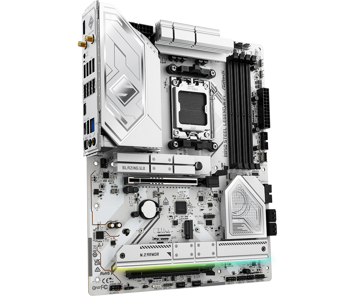 ASRock B850 Steel Legend WiFi ATX AM5 Motherboard