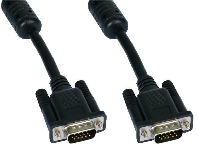 2 METRE VGA M-M BLACK CABLE