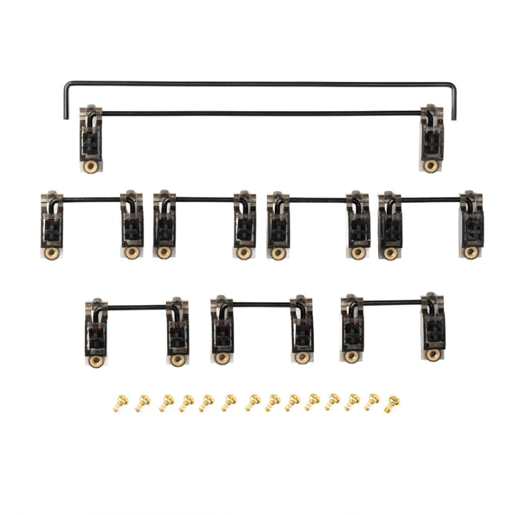 Wuque Studio WS Stabs V3.1 Black Glitter Screw-In Stabilisers