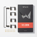 Wuque Studio WS Stabs V3.1 Black Glitter Screw-In Stabilisers