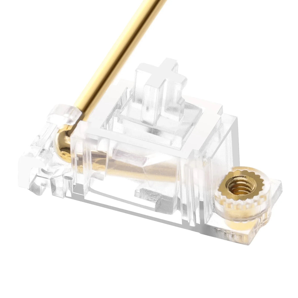 Durock V2 Screw-In Transparent Clear Stabilizers