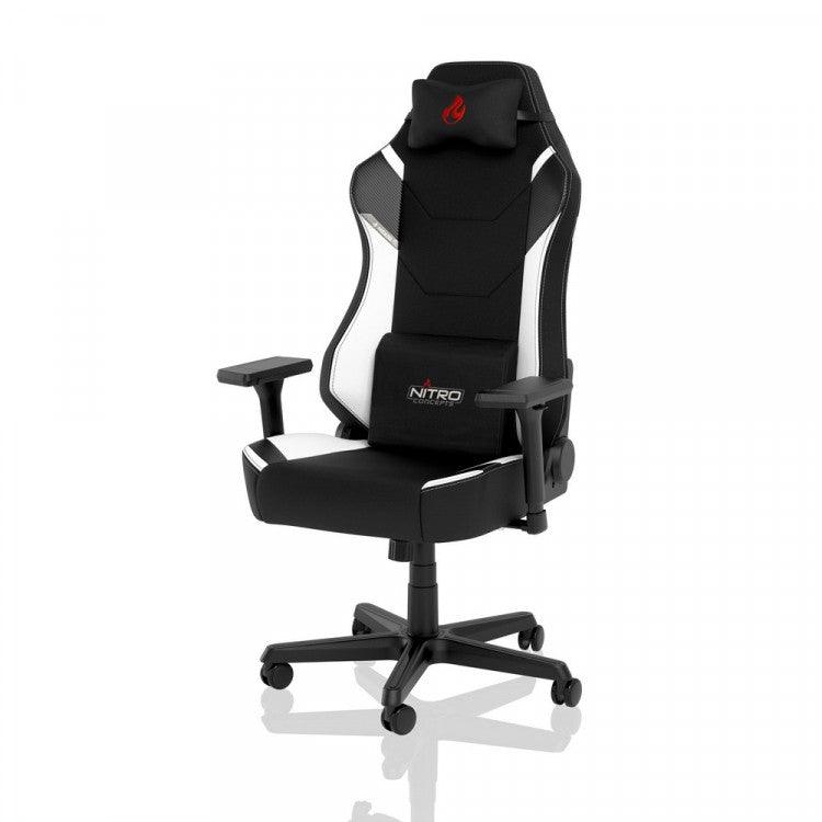 NITRO CONCEPTS X1000 GAMING CHAIR BLACK/WHITE