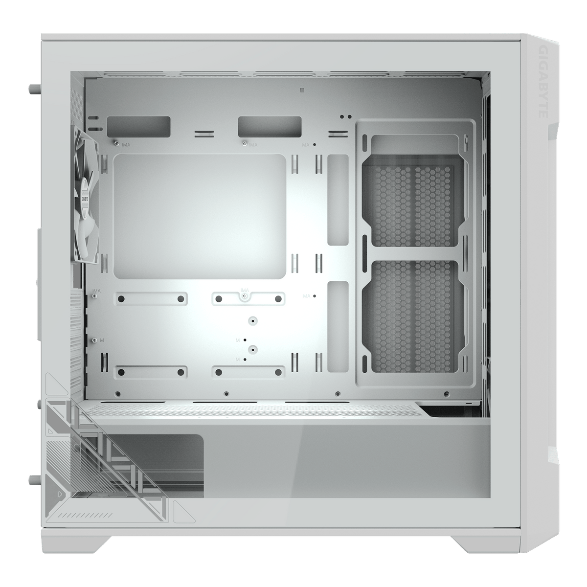 Gigabyte C102 Glass ICE White Micro-ATX Case
