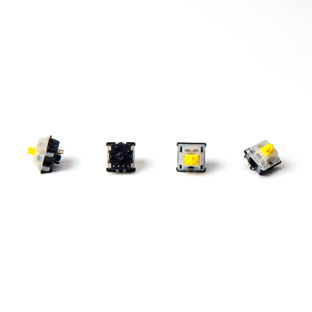 Gateron Milky Yellow Pro Black Bottom KS-3X47 Pre-Lubed Linear Switch
