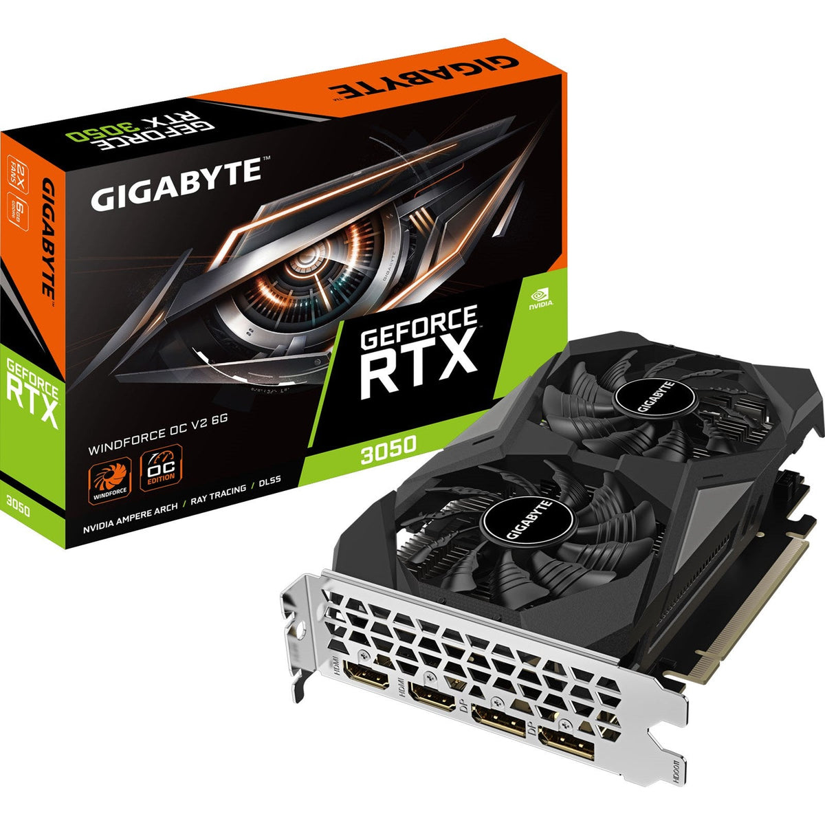 Gigabyte RTX 3050 Windforce OC V2 6GB Graphics Card