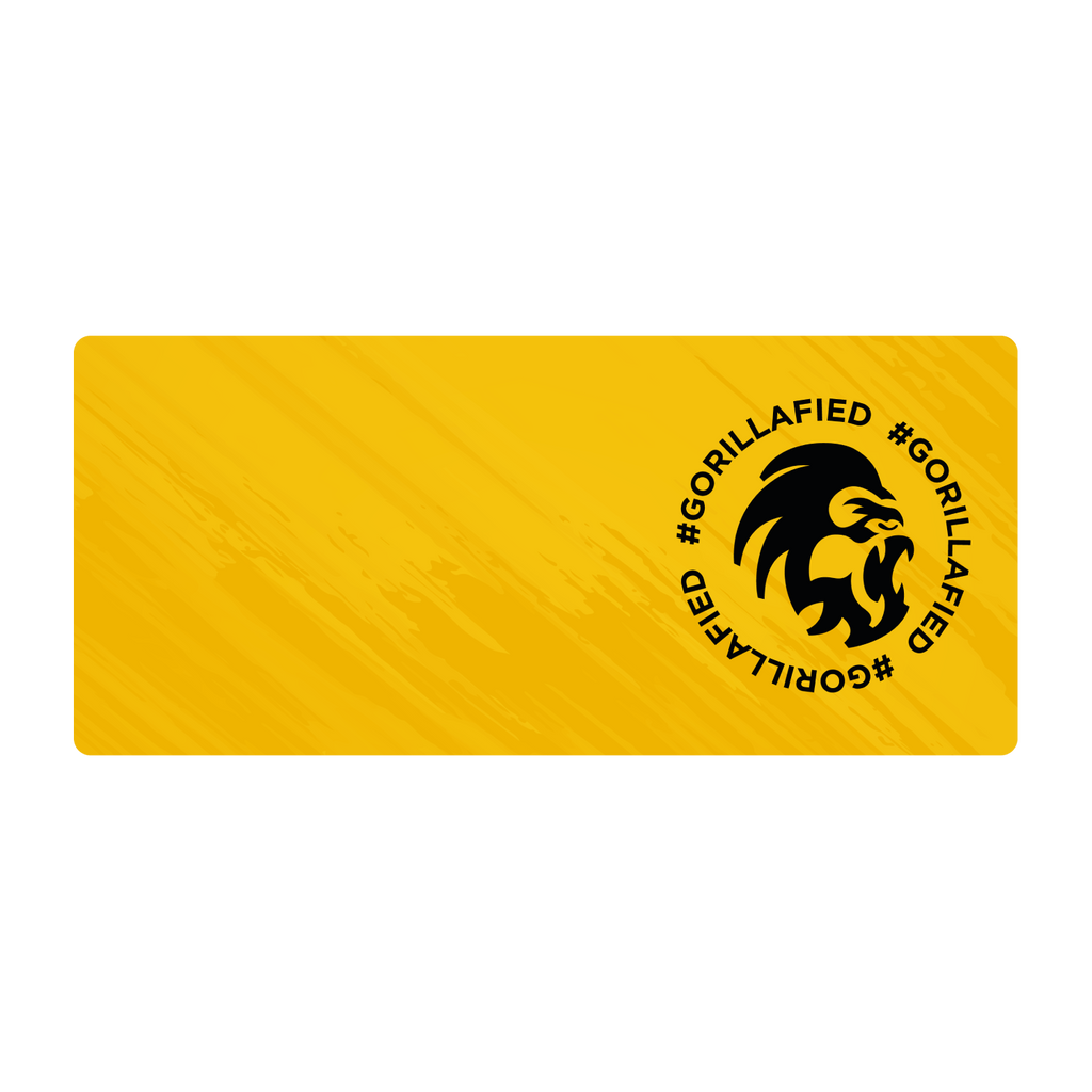 Gorilla Gaming Extra Large Mouse Pad V4 Yellow