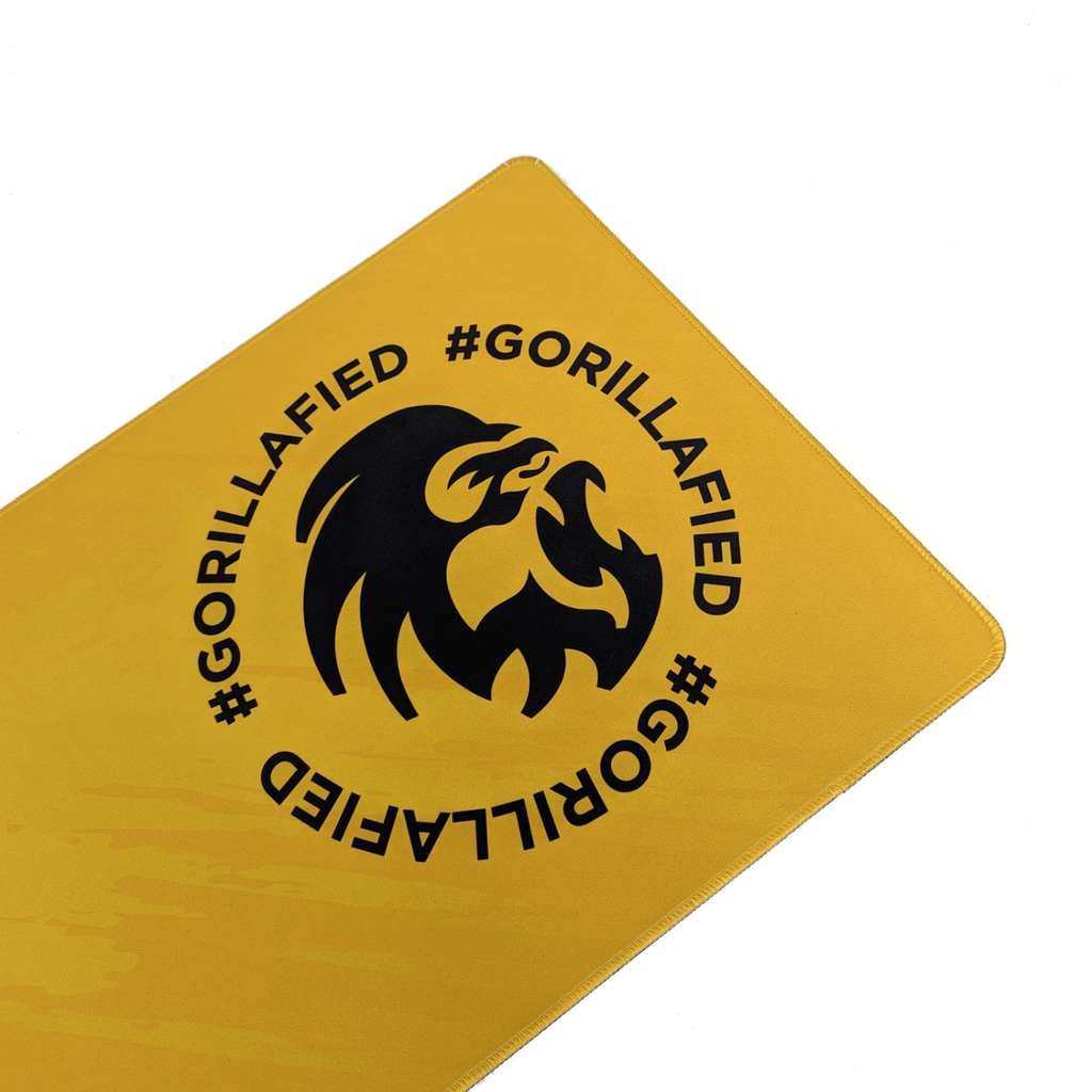 Gorilla Gaming Extra Large Mouse Pad V4 Yellow