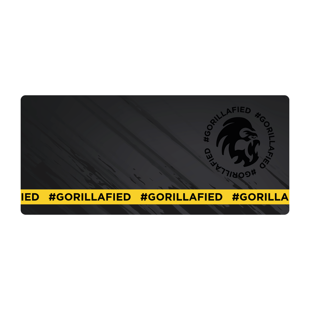 Gorilla Gaming Extra Large Mouse Pad V3 Black/Yellow