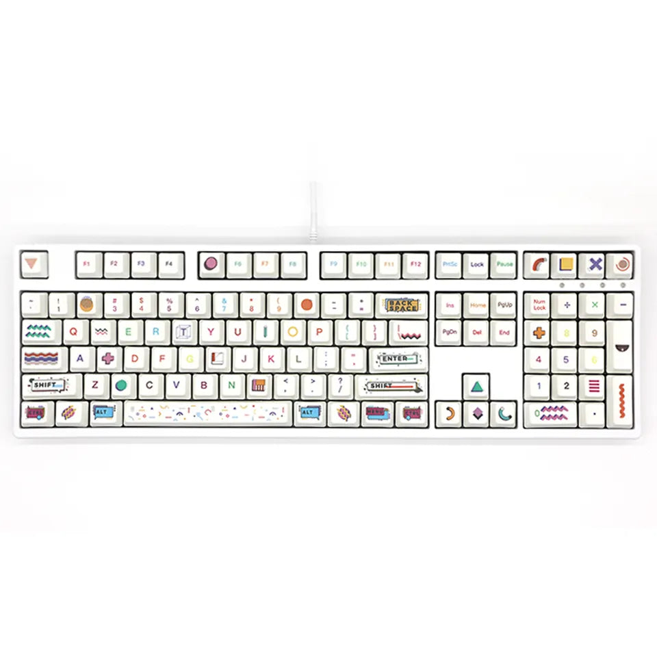 Memphis R2 OEM Profile Dye-Sub PBT ANSI Keycaps