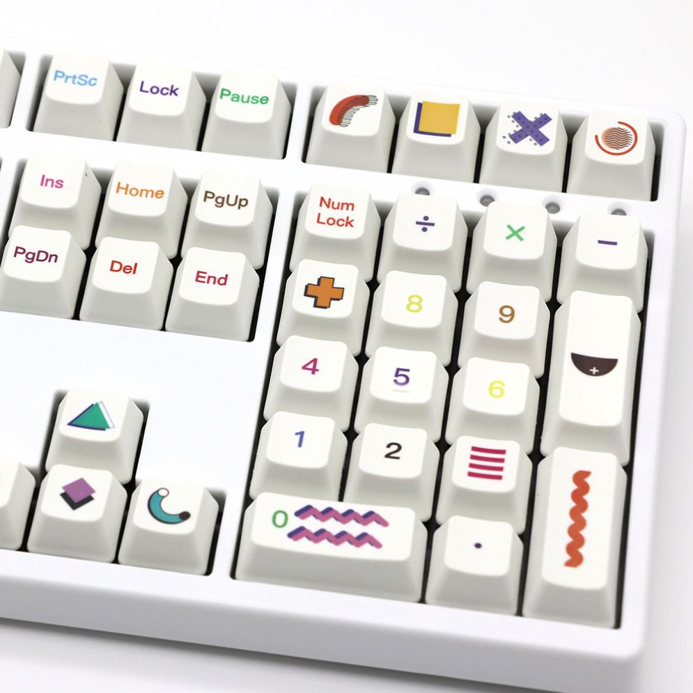 Memphis R2 OEM Profile Dye-Sub PBT ANSI Keycaps