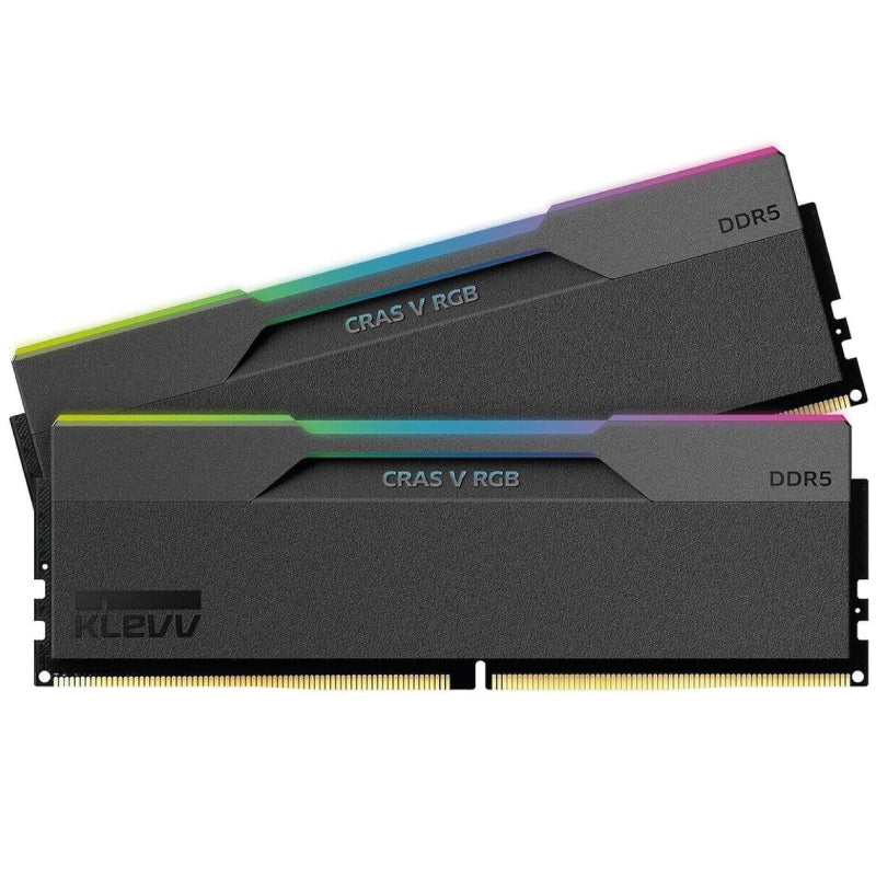 32GB (2x16GB) DDR5 6000MHZ CL30 KLEVV CRAS V RGB RAM Black