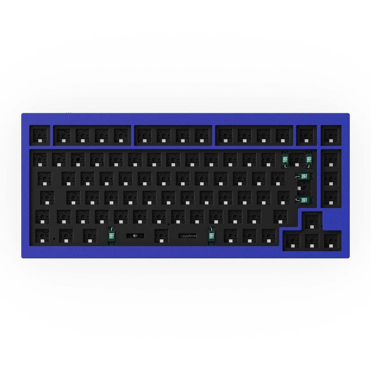 Keychron Q1 V2 QMK Navy Blue Aluminium RGB ISO Barebones