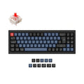 Keychron Q7 Carbon Black RGB 70% ISO UK Gateron G Pro Red