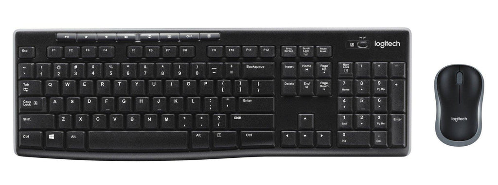 LOGITECH MK270 WIRELESS COMBO BLACK