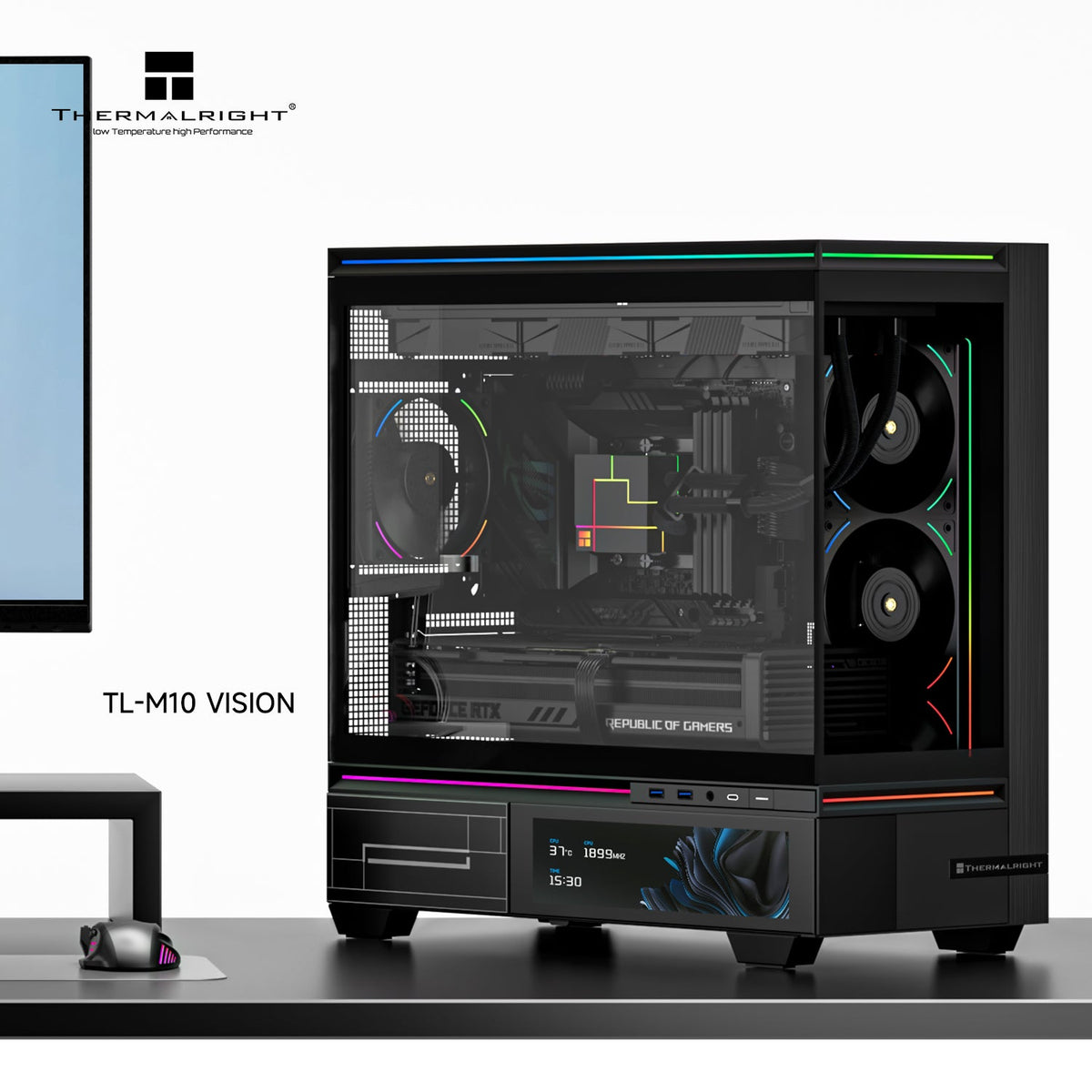 Thermalright TL-M10 Vision Black Micro-ATX Case