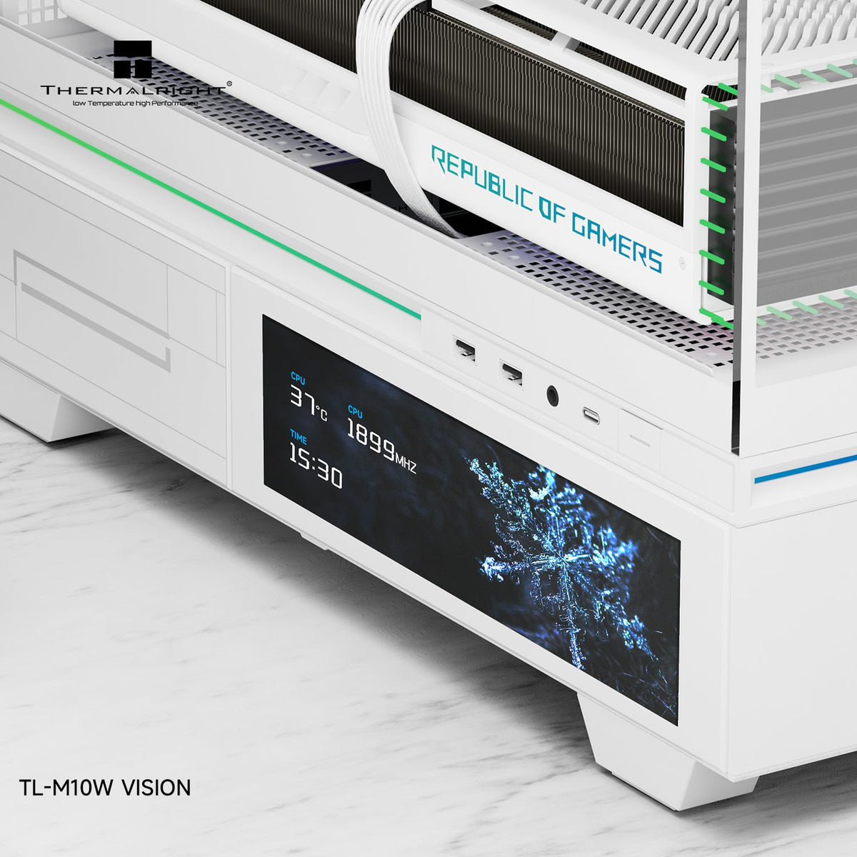 Thermalright TL-M10W Vision White Micro-ATX Case