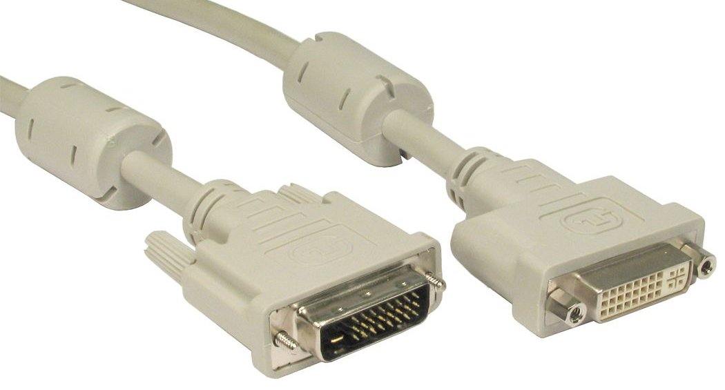 DVI M - DVI F 2 METRE CABLE