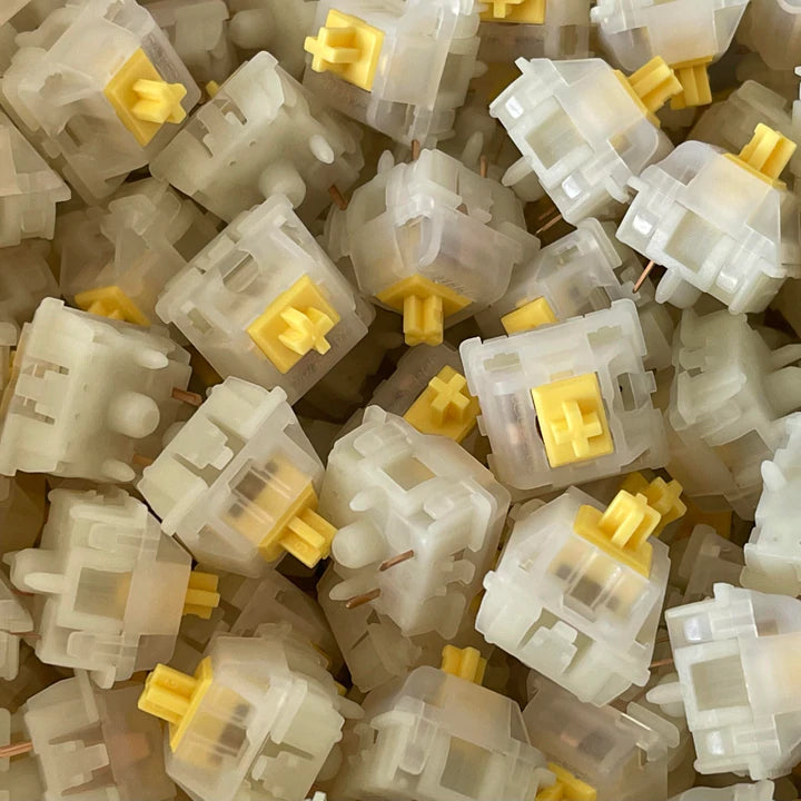 Gateron Milky Yellow Pro KS-3 Pre-Lubed Linear Switch