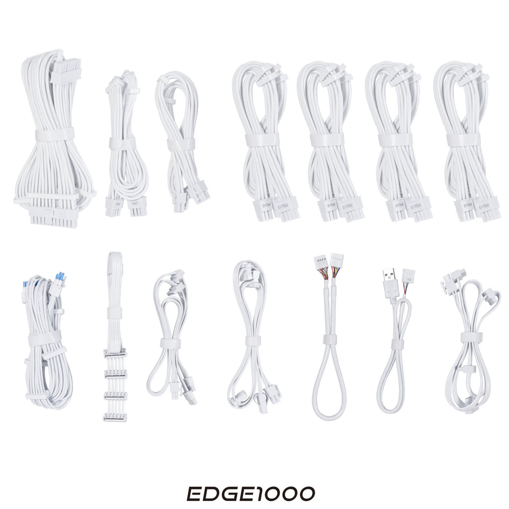 1000W Lian Li Edge ATX 3.1 Platinum Modular PSU White