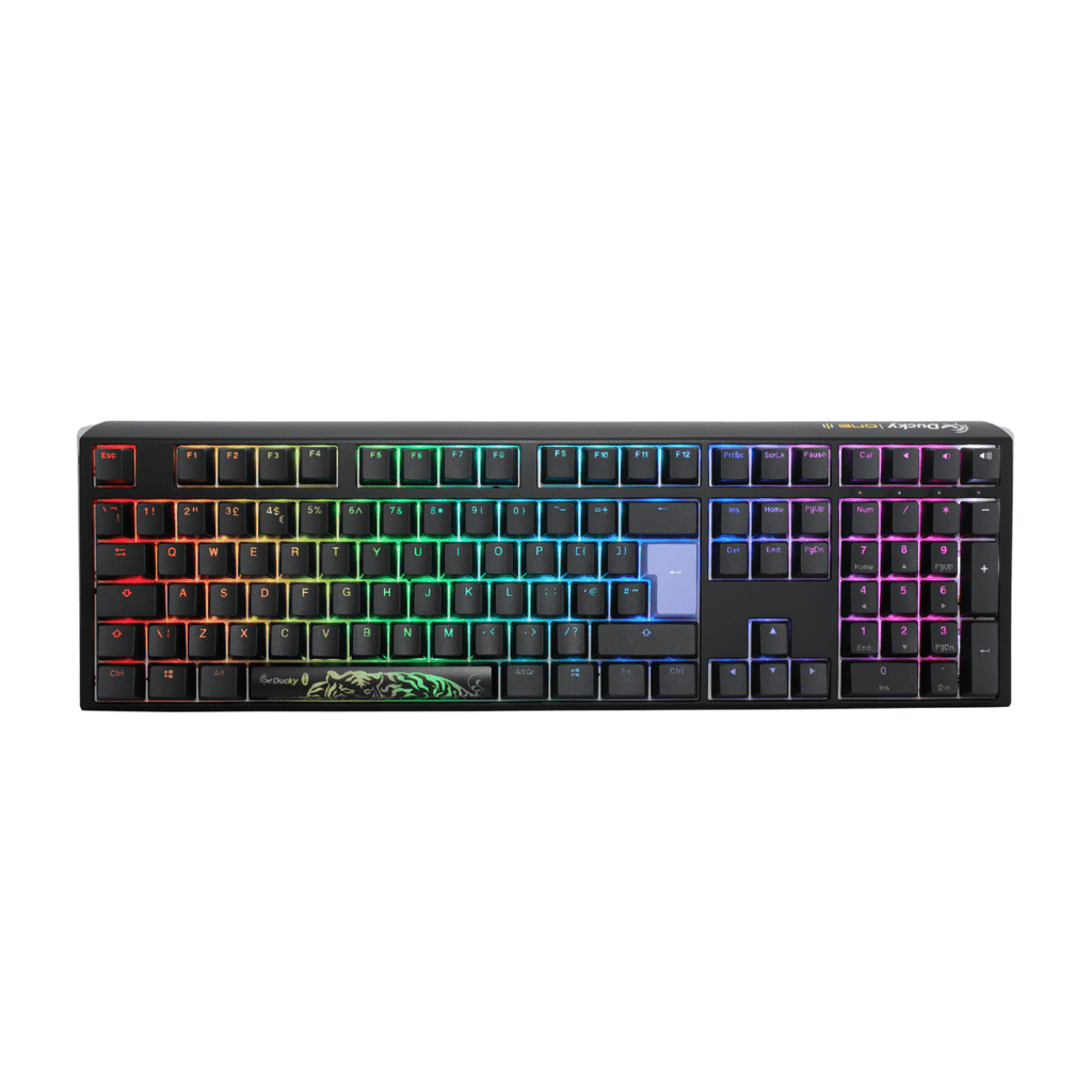 Ducky One 3 Black UK ISO RGB Cherry MX Silver
